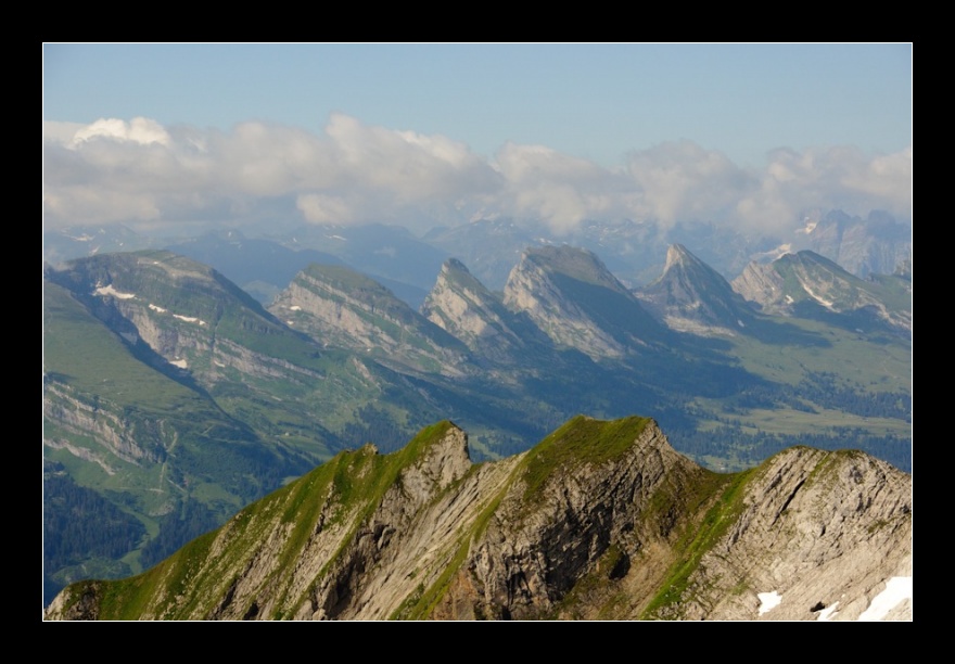 Churfirsten, Appenzell, Švýcarsko